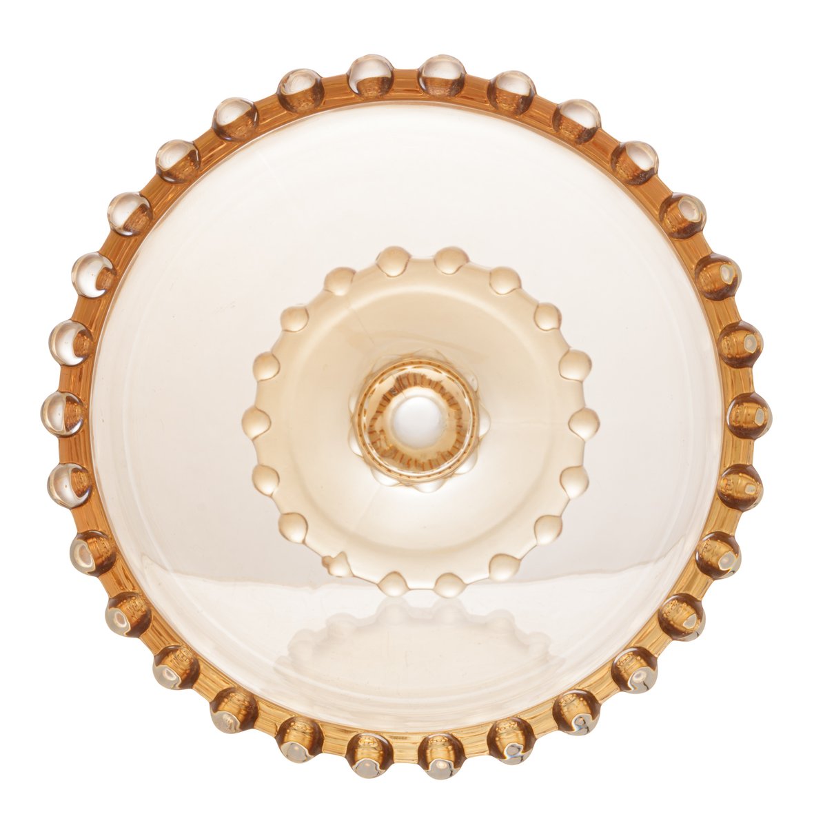 cj 6 tacas cristal para sobremesa pearl 11x9cm ambar wolff 28412 charm decor d