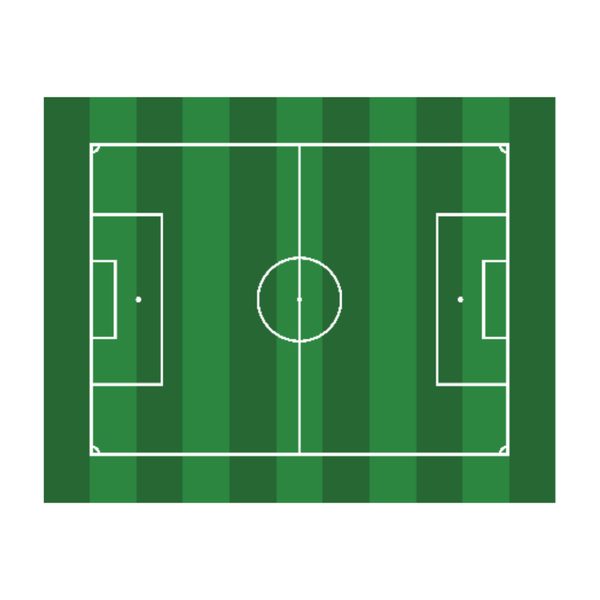 lugar americano futebol 33x45cm charm decor