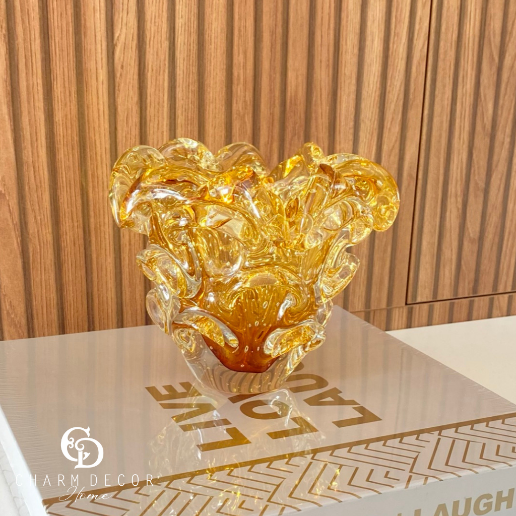 vaso em murano traun ambar cristais labone 2418 36 charm decor b