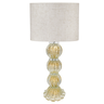 abajur de cristal murano versailles com cupula 40cm base translucida com ouro 24k 8924 48 charm decor a