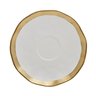 xicara cafe e pires porcelana branco e dourado dubai 90ml wolff charm decor c