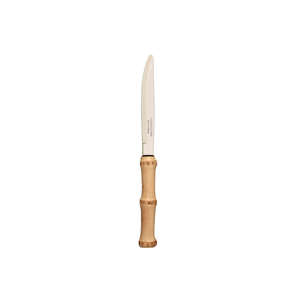 faca de sobremesa em bambu natural charm decor a