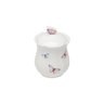 pote porcelana com tampa borboletas 660ml wolff 1153 charm decor b