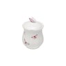 pote porcelana com tampa borboletas 660ml wolff 1153 charm decor c