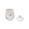 pote porcelana com tampa borboletas 660ml wolff 1153 charm decor d