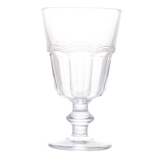 cj 6 tacas de vidro belle epoque transparente 225ml charm decor b
