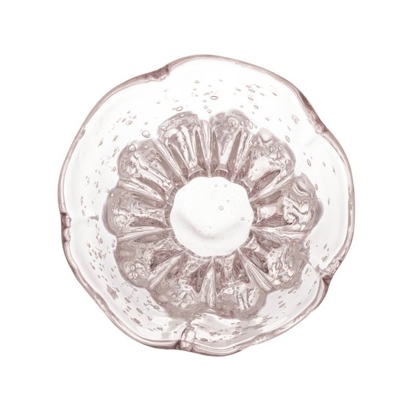 vaso de vidro sodo calcico italy rosa claro 4317 charm decor c