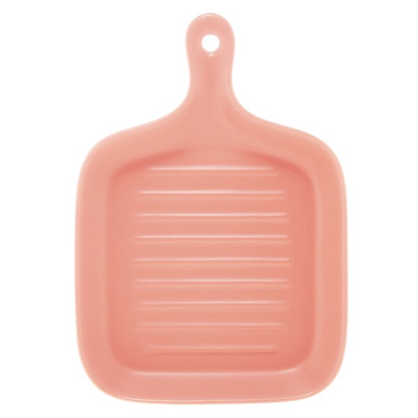 travessa de porcelana nordica rosa matt 24x18x4cm bon gourmet 28633 charm decor b