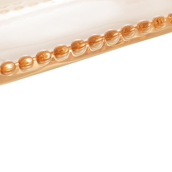 travessa de cristal oval pearl ambar 24x12x2cm wolff 28408 charm decor d