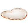 cj 4 pratos cristal coracao pearl ambar 18x15x2cm wolff charm decor a