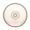 prato cristal de chumbo c pe pearl ambar 20x9cm wolff 28271 charm decor d