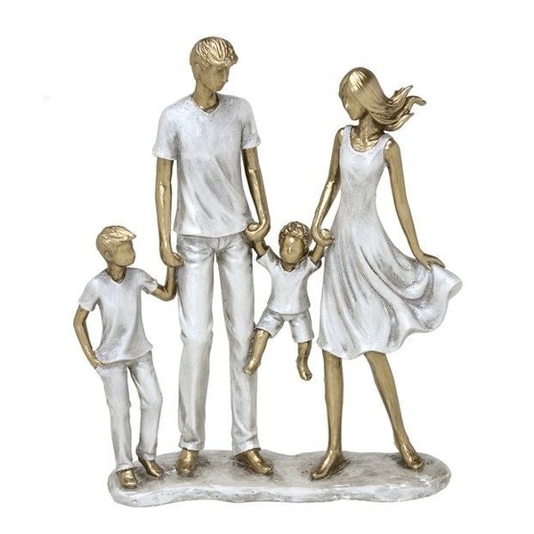 escultura familia decorativa casal com dois meninos 257 232 charm decor a