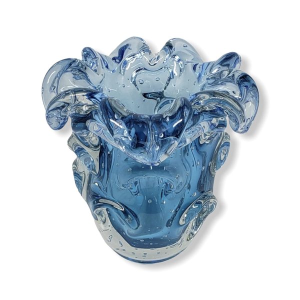 vaso em murano traun aqua marine cristais labone 24183627 charm decor a