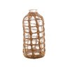 vaso vidro sodo calcico fibra natural 12x25cm rojemac 61348 charm decor a
