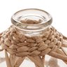 vaso vidro sodo calcico fibra natural 12x25cm rojemac 61348 charm decor f