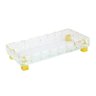 bandeja de vidro e acrilico transparente ah02570 charm decor a