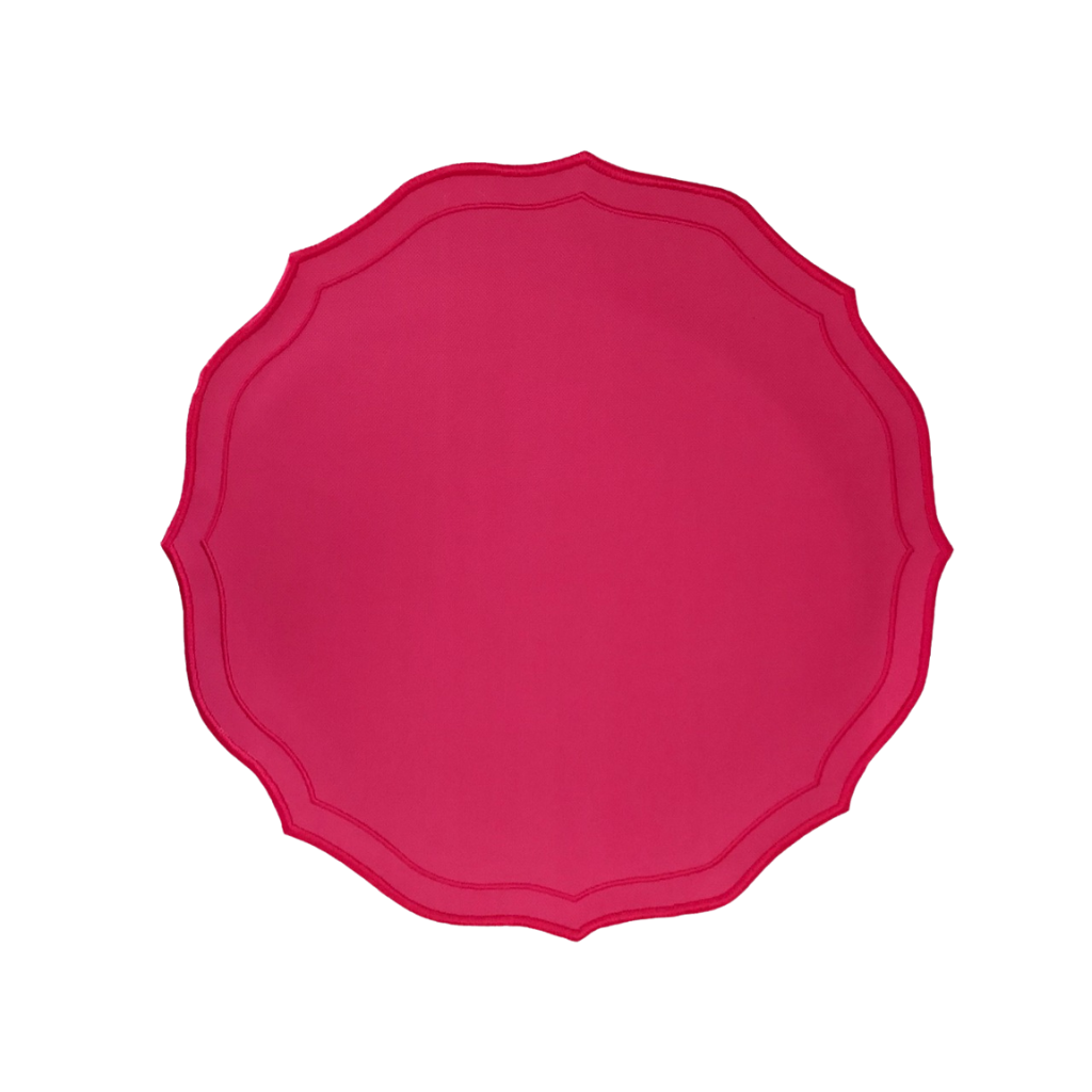 lugar americano com bordado pink jamari0018 charm decor a