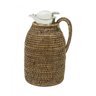 garrafa termica de rattan antique 1 5l charm decor b