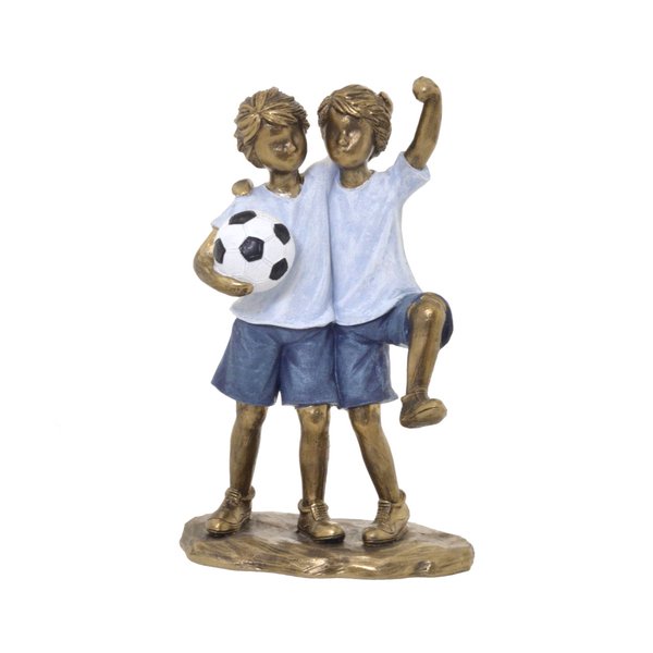 escultura decorativa meninos futebol 257 517 charm decor a