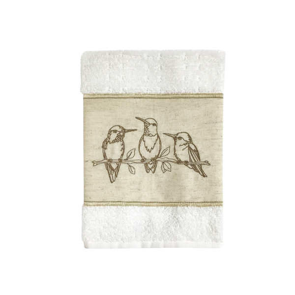 toalha de lavabo bordado passaros lavabo12 charm decor