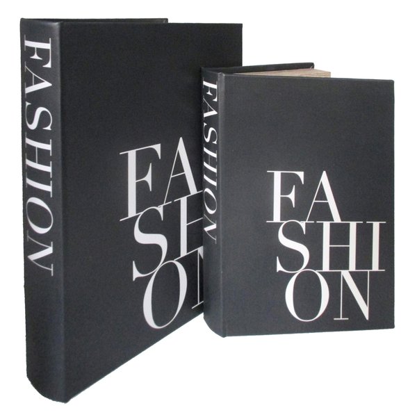 cj 2 caixas livros de madeira moda ga3043 charm decor a