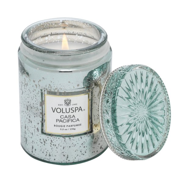 mini vela pote vidro 50h casa pacifica voluspa 6877 charm decor b