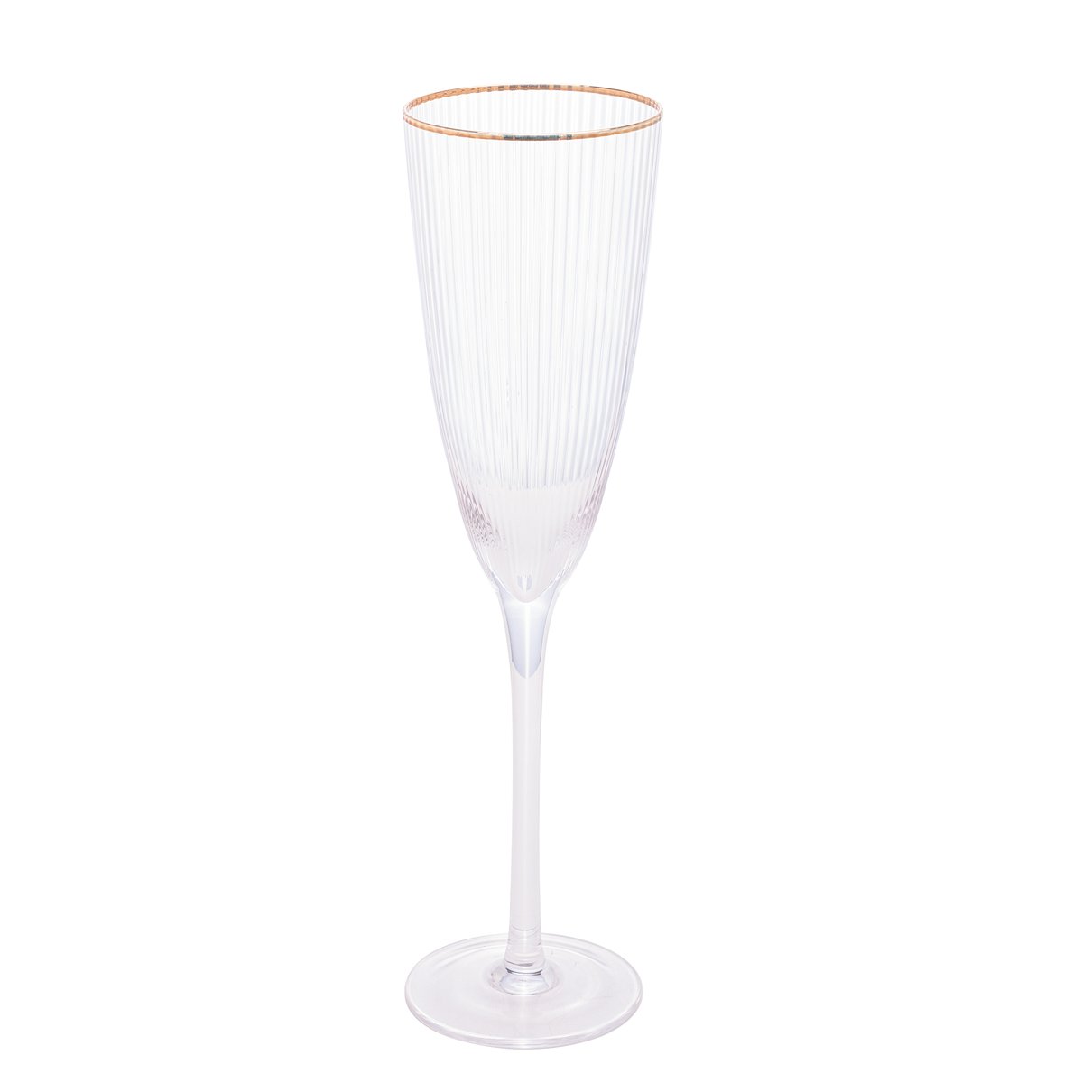 cj 2 tacas de vidro pchampanhe cborda dourada lines 300ml charm decor a