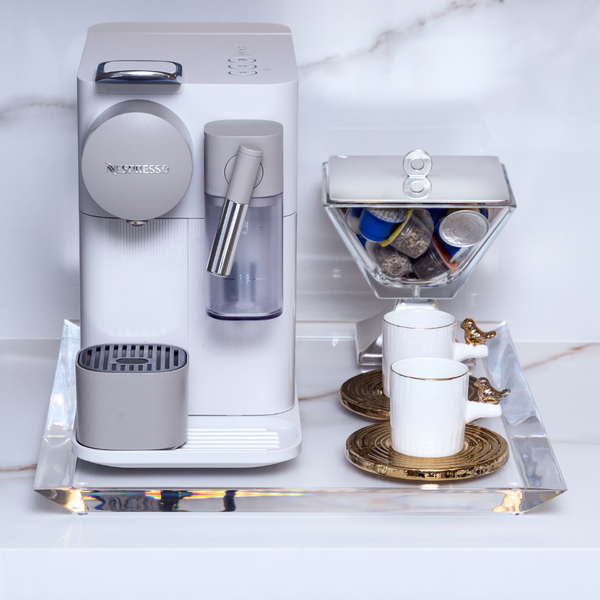 bandeja de acrilico diamantada 35x40x2 5cm prdt4695 charm decor e