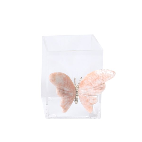 kit porta pincel cotonete algodao charm decor d