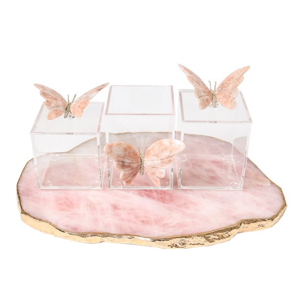 kit porta pincel cotonete algodao charm decor e