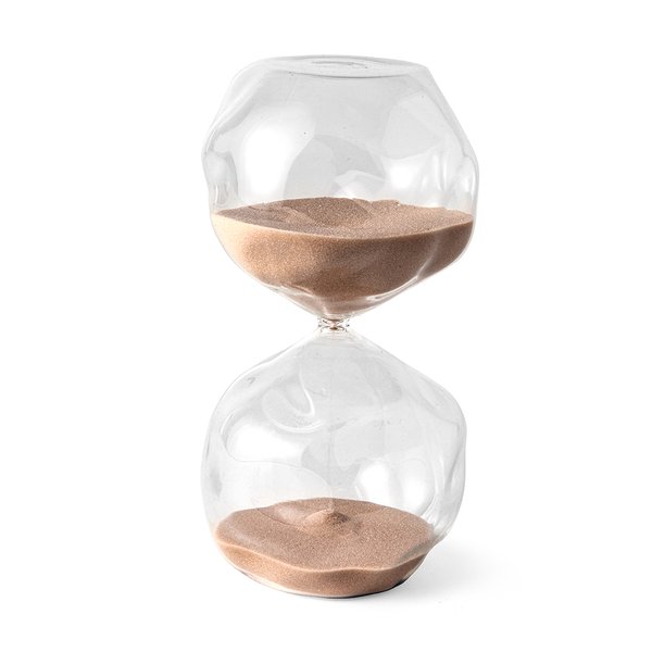 ampulheta em vidro 60 minutos 16788 charm decor