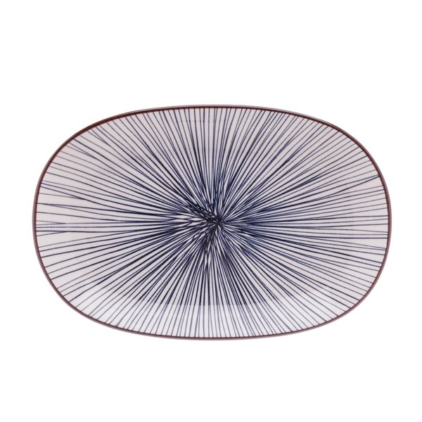 cj 2 pratos ovais de porcelana p servir koji 24x15 5cm 17861 charm decor c