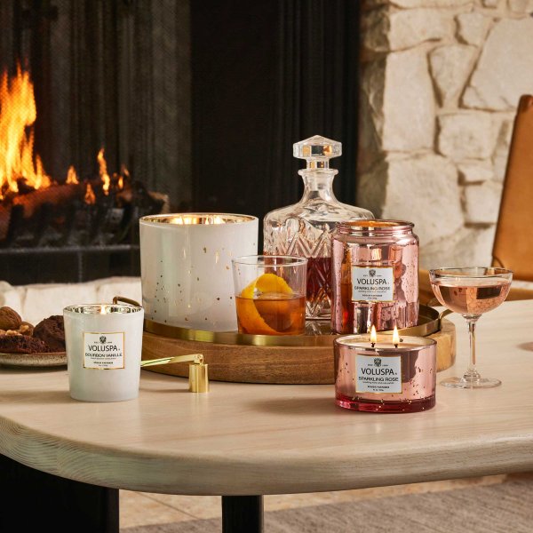 vela pote vidro g 100h tampa vidro sparkling rose voluspa 66311 charm decor c