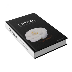 livro caixa g colecao moda chanel camelia charm decor a