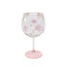 taca para gin cristal pintada a mao mavie rosa charm decor