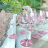 taca para gin cristal pintada a mao mavie rosa charm decor b