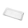 travessa de cristal de chumbo diamante 25x13x2cm lyor charm decor a