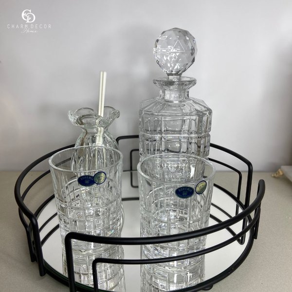 cj 6 copos baixos cristal de chumbo timesquare 310ml bohemia 5819 charm decor e