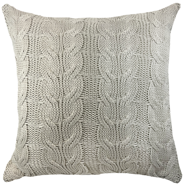 almofada trico trama cascata natural 52x52cm 046 110 charm decor