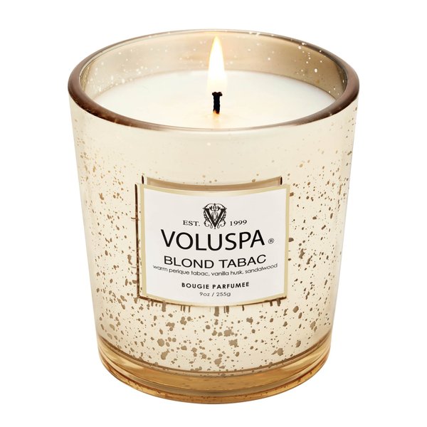 vela copo vidro classico 60h blond tabac 6649 charm decor a