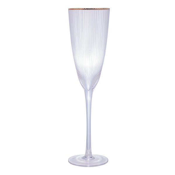 cj 2 tacas de vidro pchampanhe cborda dourada lines 300ml charm decor b