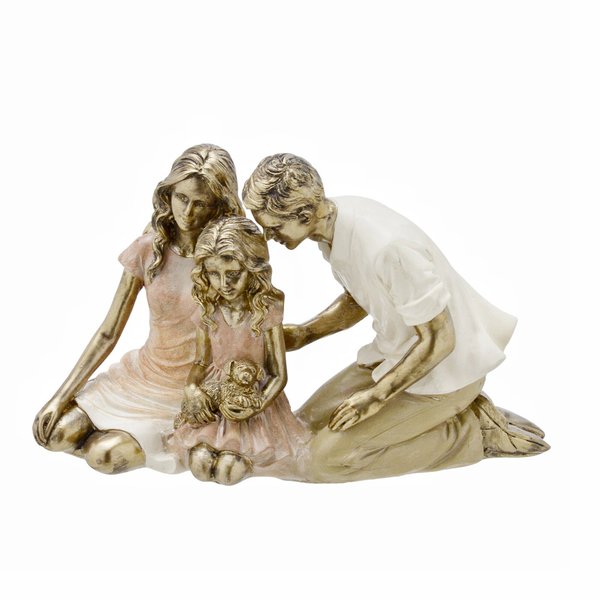 escultura familia decorativa casal com filha 257 673 charm decor a