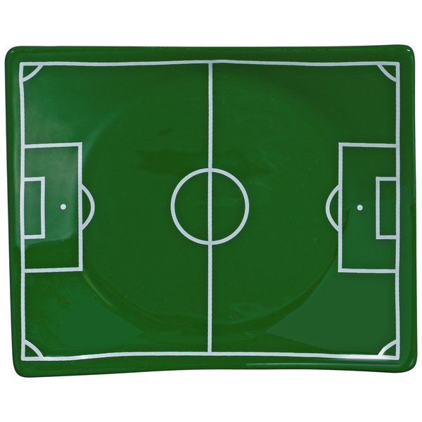 prato raso travessa de ceramica campo de futebol charm decor a