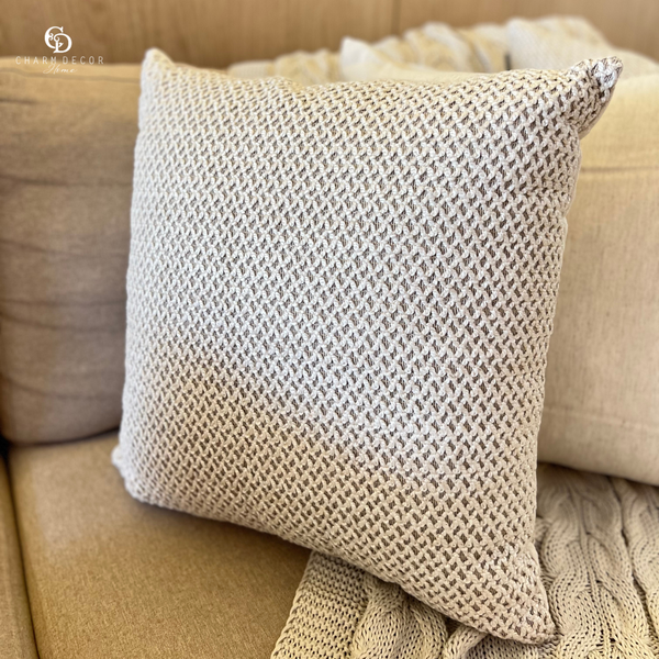 almofada croche tramado natural off 52x52cm 019 43 charm decor a