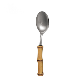 colher de sobremesa em bambu natural charm decor a
