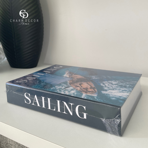 livro caixa g colecao hobbies sailing charm decor b