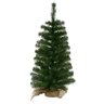 arvore de natal com base juta com 119 tips verde 90cm 58616001 charm decor