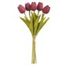 buque com 5 tulipas de espuma beauty outono 32cm 43888002 charm decor a