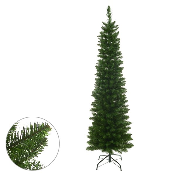 arvore de natal boston slim 350 tips com base metal verde 1 8m 49464001 charm decor