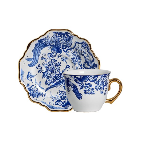 cj 6 xicaras com pires para cha faisao scalla 238 5203 charm decor